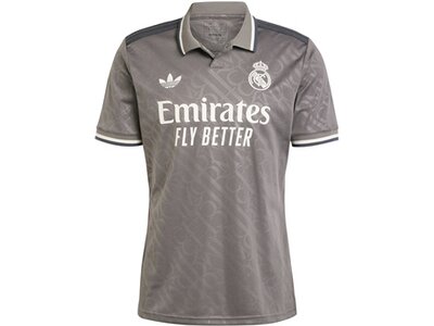 ADIDAS Herren Trikot Real Madrid 24/25 Ausweichtrikot Grau