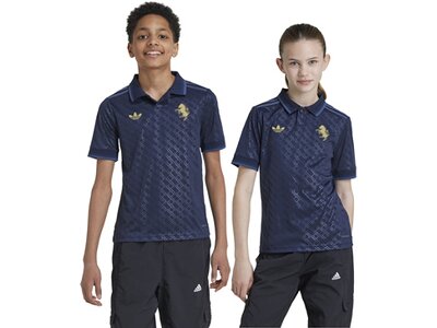 ADIDAS Kinder Trikot Juventus Turin 24/25 Ausweichtrikot Blau