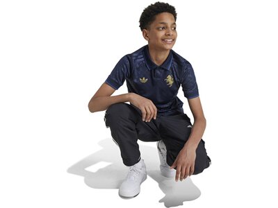 ADIDAS Kinder Trikot Juventus Turin 24/25 Ausweichtrikot Blau