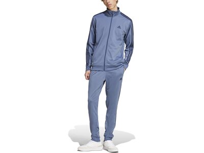 ADIDAS Herren Sportanzug Basic 3-Streifen Tricot (normal & lang) Blau
