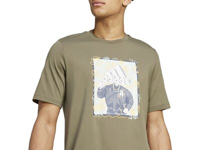 ADIDAS Herren Shirt Doodle Graphic Grau