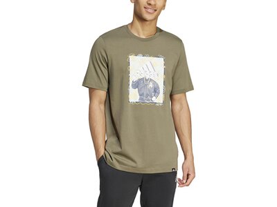 ADIDAS Herren Shirt Doodle Graphic Grau