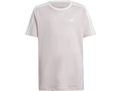 ADIDAS Kinder Shirt Essentials 3-Streifen Cotton Loose Fit Boyfriend Grau