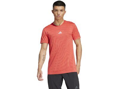 ADIDAS Herren Shirt Gym+ Training Seamless Orange