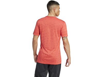 ADIDAS Herren Shirt Gym+ Training Seamless Orange