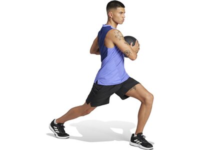 ADIDAS Herren Shorts Gym+ (Länge 7 Zoll) Schwarz