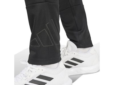 ADIDAS Herren Caprihose Big Logo Schwarz