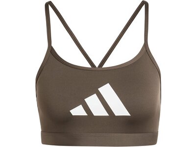 ADIDAS Damen Top Aeroreact Graphic Braun