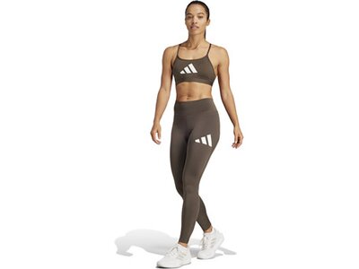 ADIDAS Damen Top Aeroreact Graphic Braun