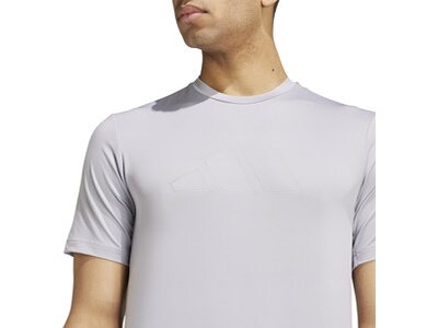 ADIDAS Herren Shirt Big Logo Silber
