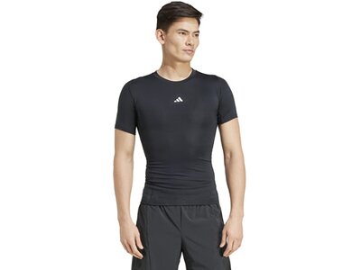 ADIDAS Herren Shirt TECHFIT Compression Training Schwarz