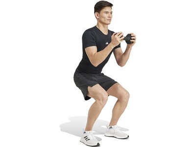 ADIDAS Herren Shirt TECHFIT Compression Training Schwarz
