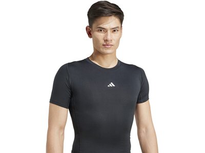 ADIDAS Herren Shirt TECHFIT Compression Training Schwarz