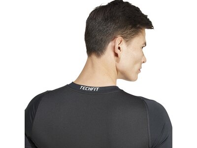 ADIDAS Herren Shirt TECHFIT Compression Training Schwarz