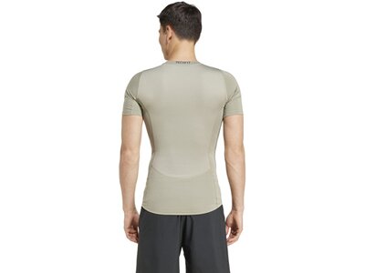 ADIDAS Herren Shirt TECHFIT Compression Training Grau