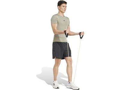 ADIDAS Herren Shirt TECHFIT Compression Training Grau