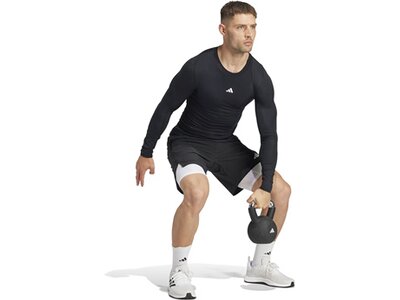 ADIDAS Herren Shirt TECHFIT Compression Training Schwarz