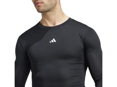 ADIDAS Herren Shirt TECHFIT Compression Training Schwarz