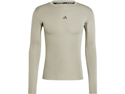 ADIDAS Herren Shirt TECHFIT Compression Training Grau