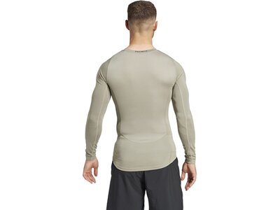 ADIDAS Herren Shirt TECHFIT Compression Training Grau