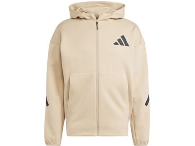 ADIDAS Herren Kapuzensweat New Z.N.E. Zip (normal & lang) Braun