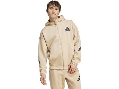 ADIDAS Herren Kapuzensweat New Z.N.E. Zip (normal & lang) Braun