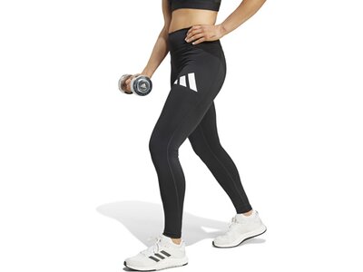 ADIDAS Damen Tight Train Essentials Big Logo Full-Length Schwarz