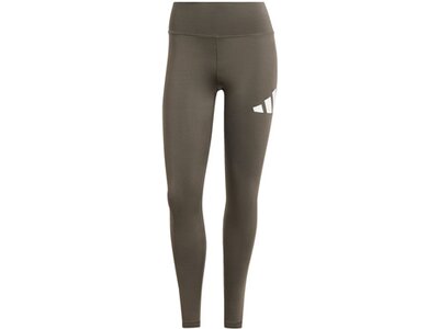 ADIDAS Damen Tight Train Essentials Big Logo Full-Length Braun