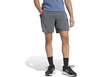 ADIDAS Herren Shorts AEROREADY Essentials Chelsea 3-Streifen Grau