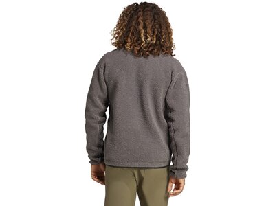 ADIDAS Herren Unterjacke Terrex Xploric High Pile Fleece Grau