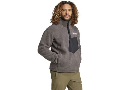 ADIDAS Herren Unterjacke Terrex Xploric High Pile Fleece Grau