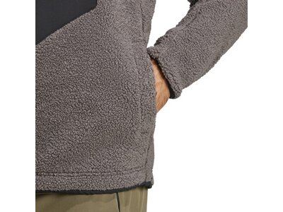 ADIDAS Herren Unterjacke Terrex Xploric High Pile Fleece Grau