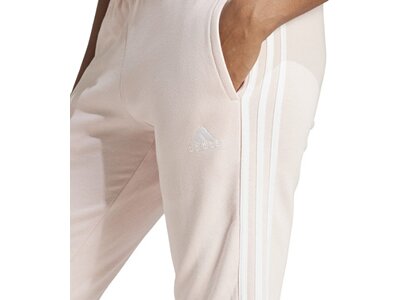 ADIDAS Damen Hose Essentials 3-Streifen French Terry Cuffed pink