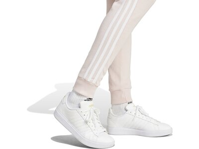 ADIDAS Damen Hose Essentials 3-Streifen French Terry Cuffed pink