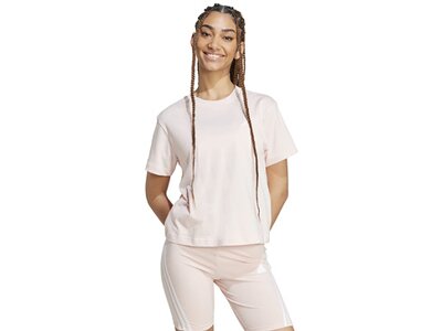 ADIDAS Damen Shirt Essentials Small Logo Pink