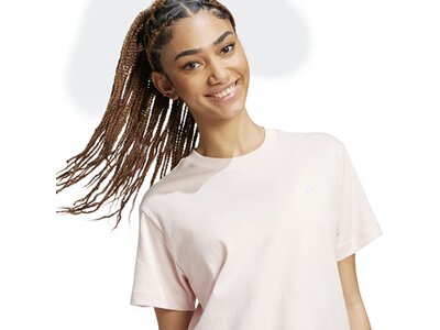 ADIDAS Damen Shirt Essentials Small Logo Pink