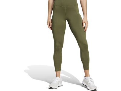 ADIDAS Damen Tight Training Big Logo 7/8 Grün