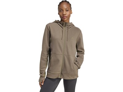 ADIDAS Damen Kapuzensweat Training Braun