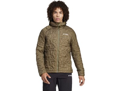 ADIDAS Herren Funktionsjacke Terrex Xperior PrimaLoft Loose Fill Isolationsjacke Braun