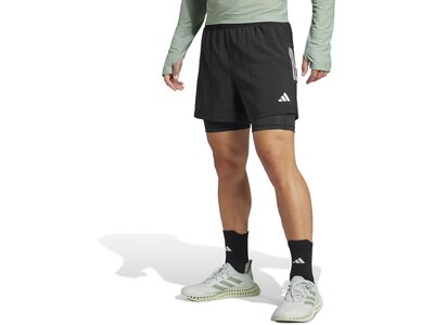 ADIDAS Herren Shorts Own the Run CLIMACOOL 2-in-1 Schwarz