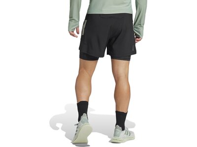ADIDAS Herren Shorts Own the Run CLIMACOOL 2-in-1 Schwarz