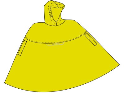 VAUDE Kinder Grody Poncho Gelb