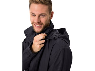 Herren Funktionsjacke VAUDE Herren Kapuzen Jacke Escape Light Schwarz