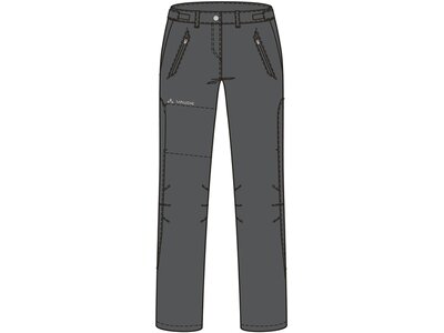 VAUDE Damen Outdoorhose "Farley Stretch Pants II" Schwarz