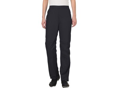 VAUDE Damen Rad Regenhose Drop Pants II Schwarz