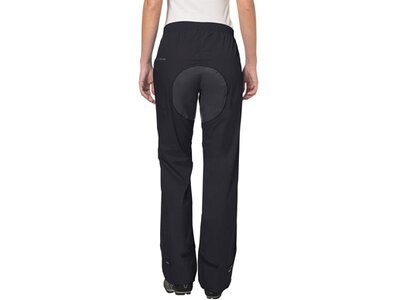 VAUDE Damen Rad Regenhose Drop Pants II Schwarz