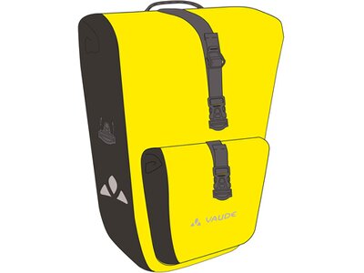 Fahrradtasche Aqua Back Plus Gelb