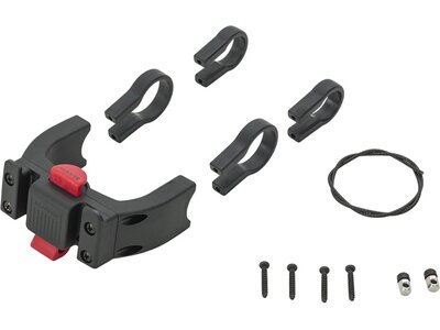 VAUDE Lenkertaschenhalterungssystem "Klick Fix" für E-Bikes Schwarz