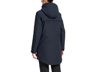 VAUDE Damen Skomer Wool Parka Blau