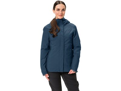 VAUDE Damen Cyclist Warm Rain Jacket Blau